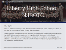 Tablet Screenshot of libertynjrotc.us